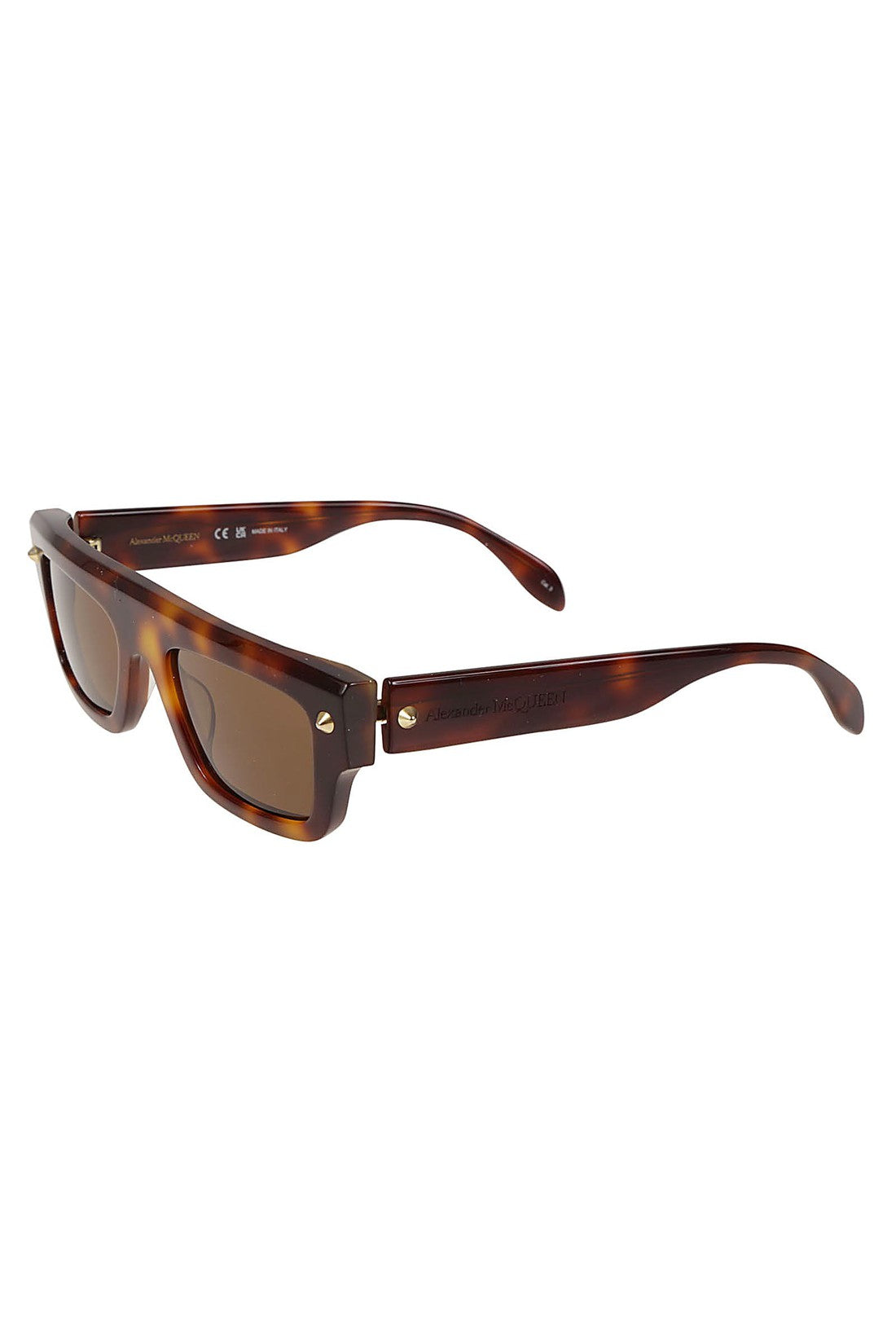 ALEXANDER MCQUEEN-OUTLET-SALE-Sunglasse Braun-ARCHIVIST