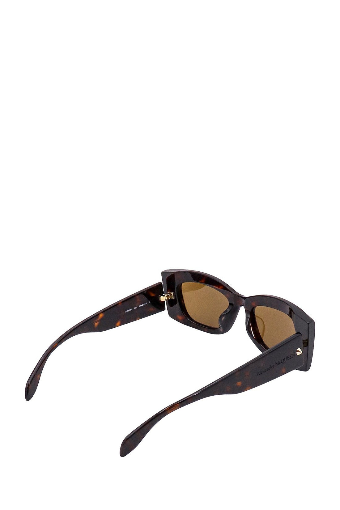 ALEXANDER MCQUEEN-OUTLET-SALE-Sunglasse Braun-ARCHIVIST