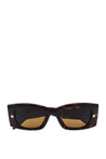 ALEXANDER MCQUEEN-OUTLET-SALE-Sunglasse Braun-ARCHIVIST