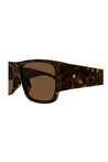 BOTTEGA VENETA-OUTLET-SALE-Sunglasse Braun-ARCHIVIST