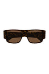 BOTTEGA VENETA-OUTLET-SALE-Sunglasse Braun-ARCHIVIST