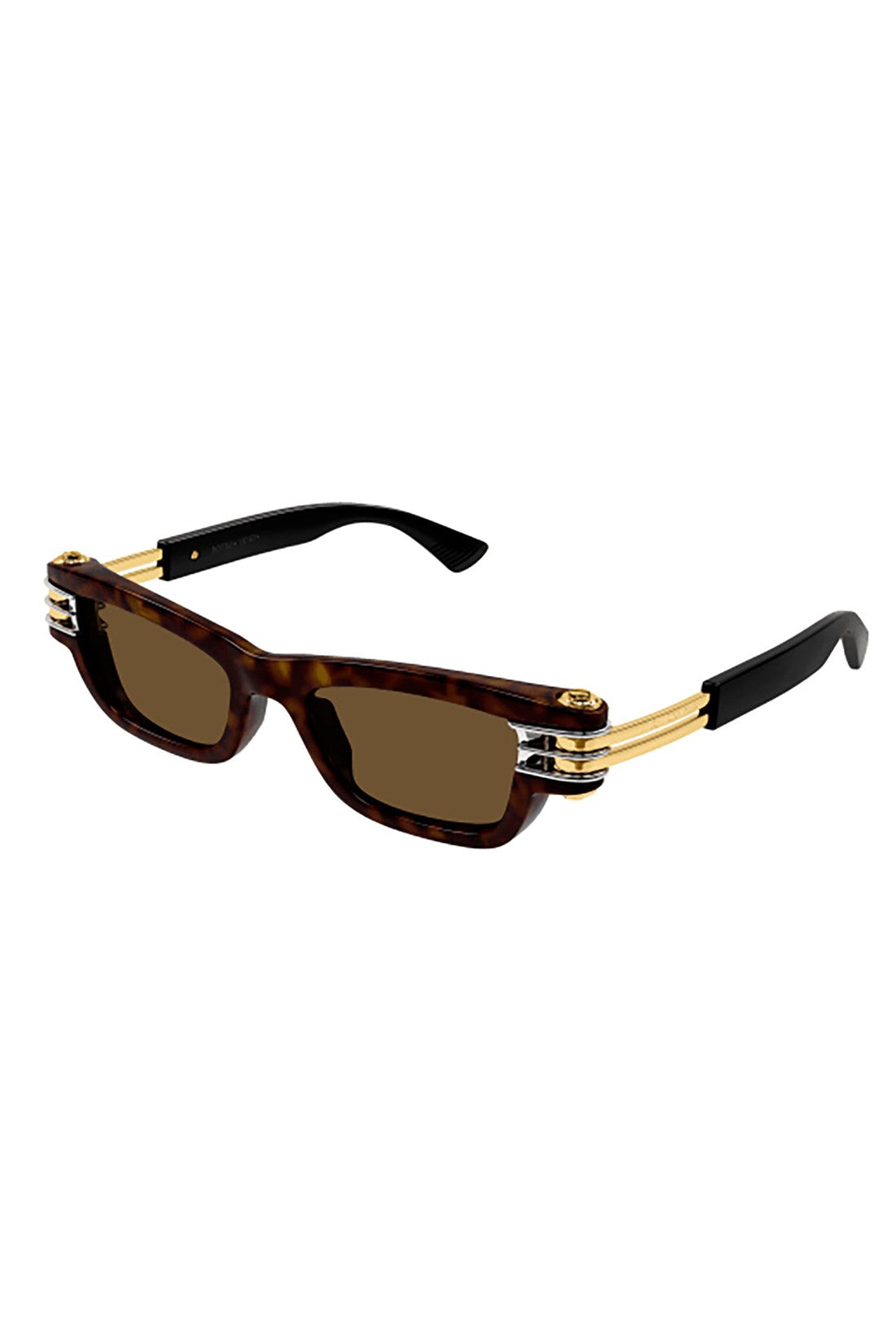 Bottega Veneta-OUTLET-SALE-Sunglasse Braun-ARCHIVIST