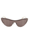 ALEXANDER MCQUEEN-OUTLET-SALE-Sunglasse Grau-ARCHIVIST