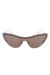 ALEXANDER MCQUEEN-OUTLET-SALE-Sunglasse Grau-ARCHIVIST