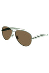 BOTTEGA VENETA-OUTLET-SALE-Sunglasse Grün-ARCHIVIST