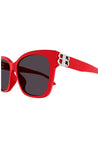 BALENCIAGA-OUTLET-SALE-Sunglasse Rot-ARCHIVIST