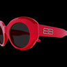 BALENCIAGA-OUTLET-SALE-Sunglasse Rot-ARCHIVIST