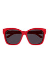 BALENCIAGA-OUTLET-SALE-Sunglasse Rot-ARCHIVIST