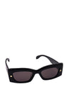 ALEXANDER MCQUEEN-OUTLET-SALE-Sunglasse Schwarz-ARCHIVIST