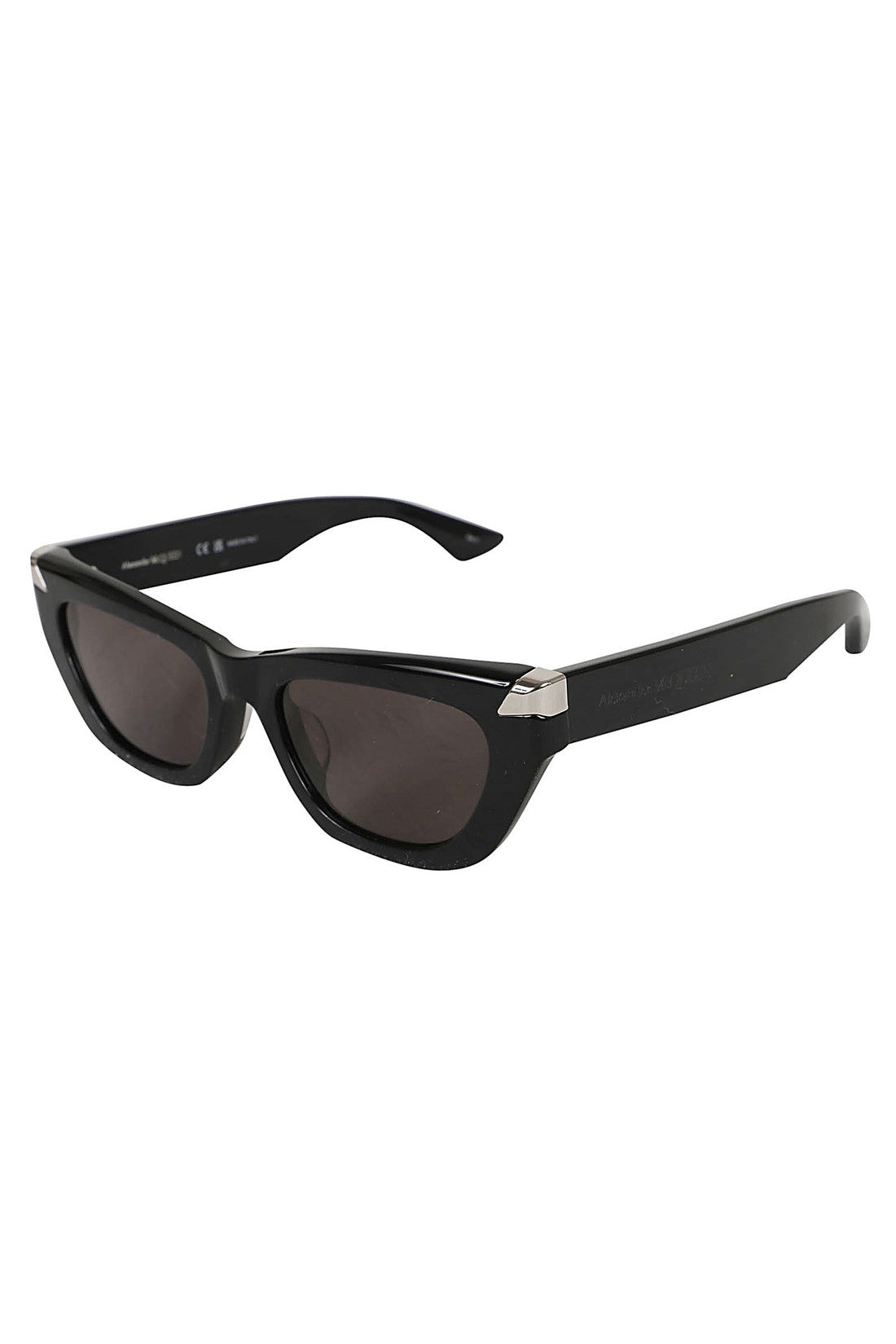 ALEXANDER MCQUEEN-OUTLET-SALE-Sunglasse Schwarz-ARCHIVIST