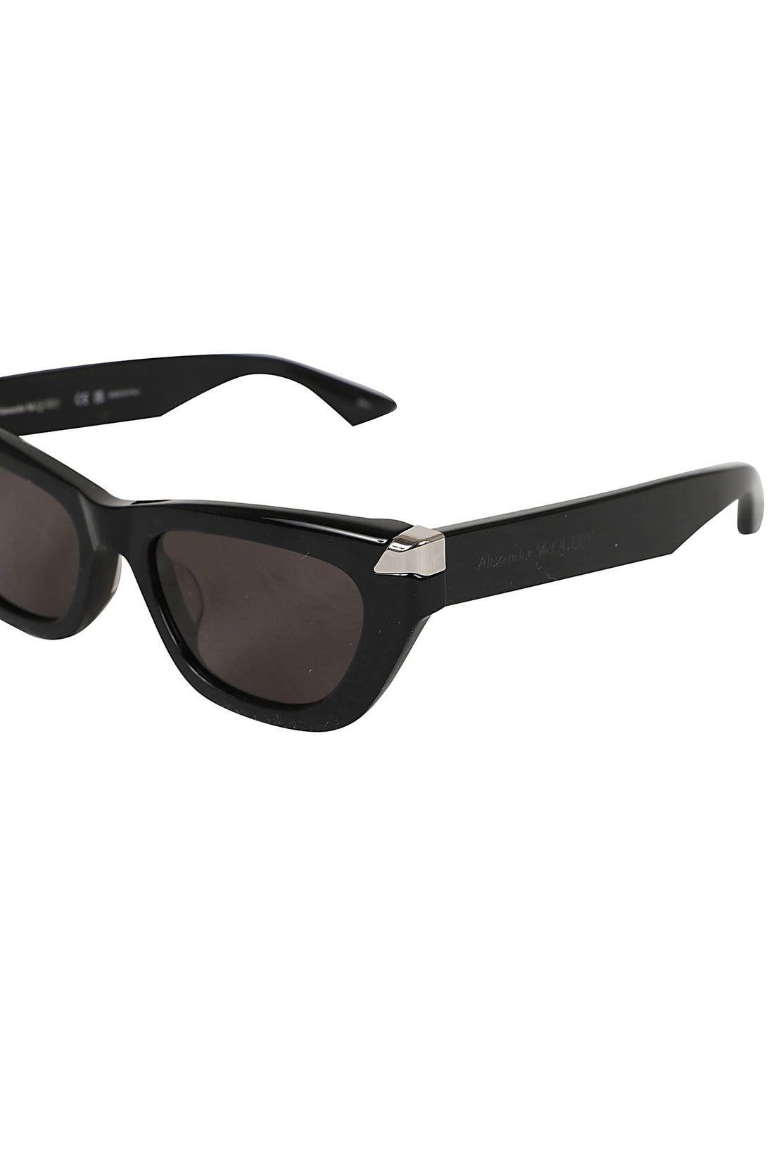 ALEXANDER MCQUEEN-OUTLET-SALE-Sunglasse Schwarz-ARCHIVIST