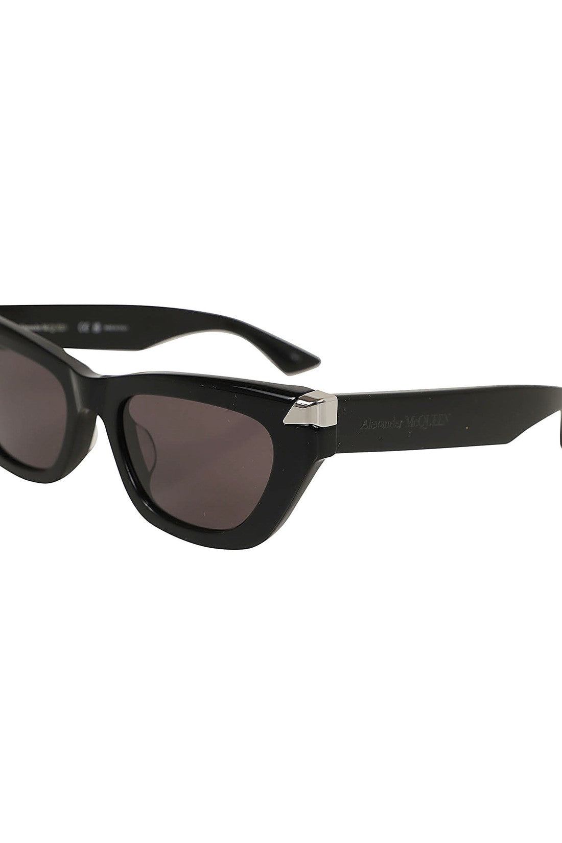 ALEXANDER MCQUEEN-OUTLET-SALE-Sunglasse Schwarz-ARCHIVIST