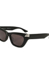 ALEXANDER MCQUEEN-OUTLET-SALE-Sunglasse Schwarz-ARCHIVIST