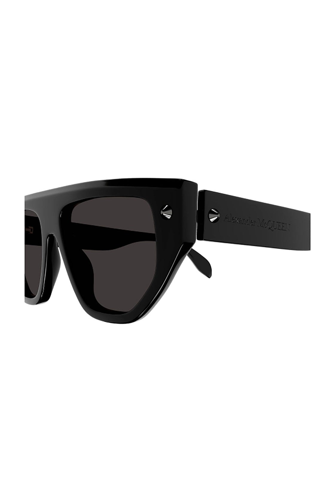 ALEXANDER MCQUEEN-OUTLET-SALE-Sunglasse Schwarz-ARCHIVIST