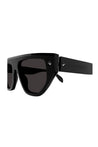 ALEXANDER MCQUEEN-OUTLET-SALE-Sunglasse Schwarz-ARCHIVIST