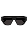 ALEXANDER MCQUEEN-OUTLET-SALE-Sunglasse Schwarz-ARCHIVIST