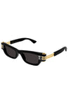 BOTTEGA VENETA-OUTLET-SALE-Sunglasse Schwarz-ARCHIVIST