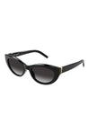 SAINT LAURENT-OUTLET-SALE-Sunglasse Schwarz-ARCHIVIST