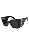 SAINT LAURENT-OUTLET-SALE-Sunglasse Schwarz-ARCHIVIST