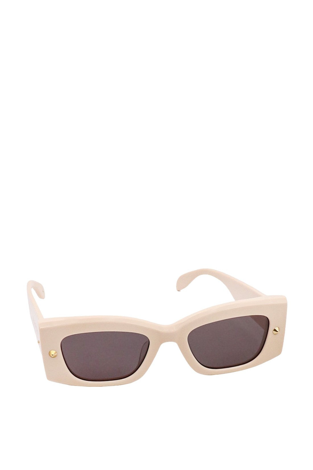 ALEXANDER MCQUEEN-OUTLET-SALE-Sunglasse Weiss-ARCHIVIST