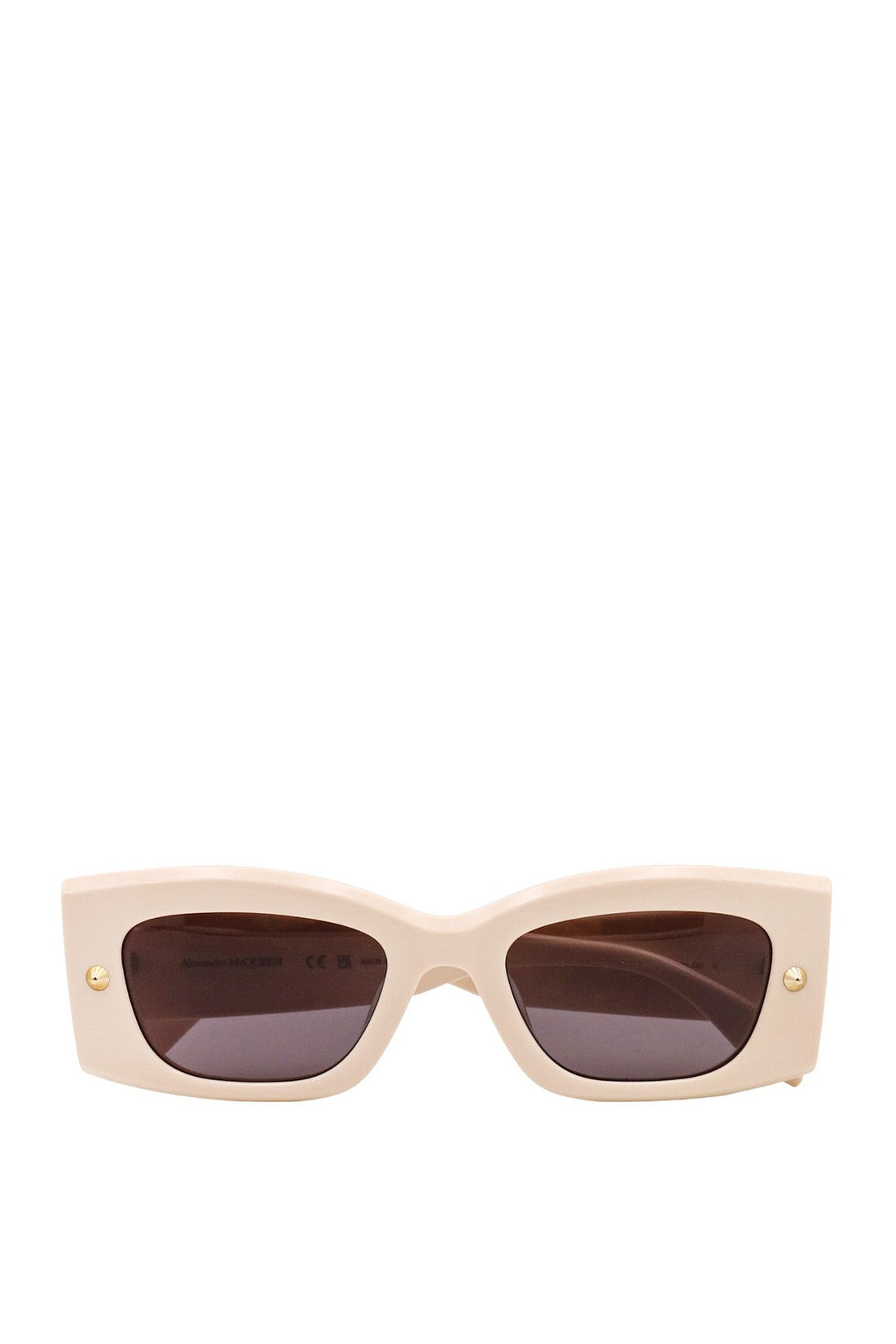 ALEXANDER MCQUEEN-OUTLET-SALE-Sunglasse Weiss-ARCHIVIST