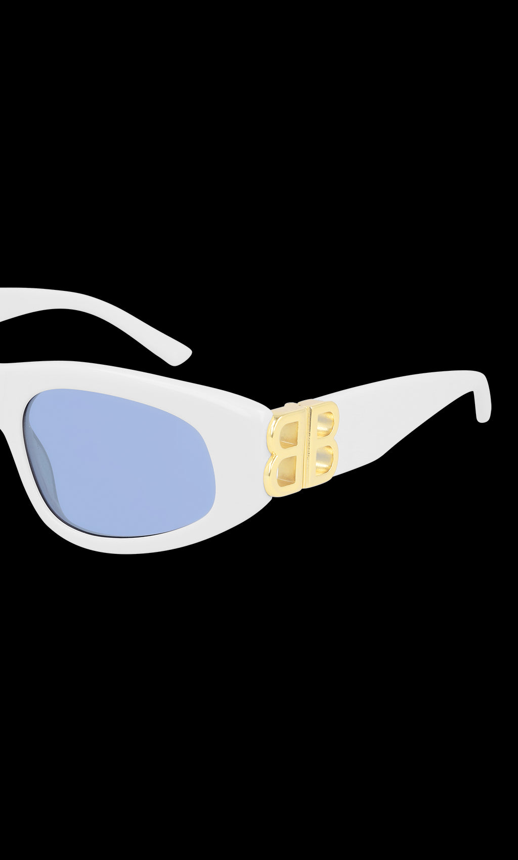 BALENCIAGA-OUTLET-SALE-Sunglasse Weiss-ARCHIVIST