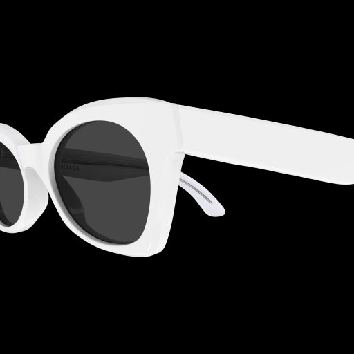 BALENCIAGA-OUTLET-SALE-Sunglasse Weiss-ARCHIVIST