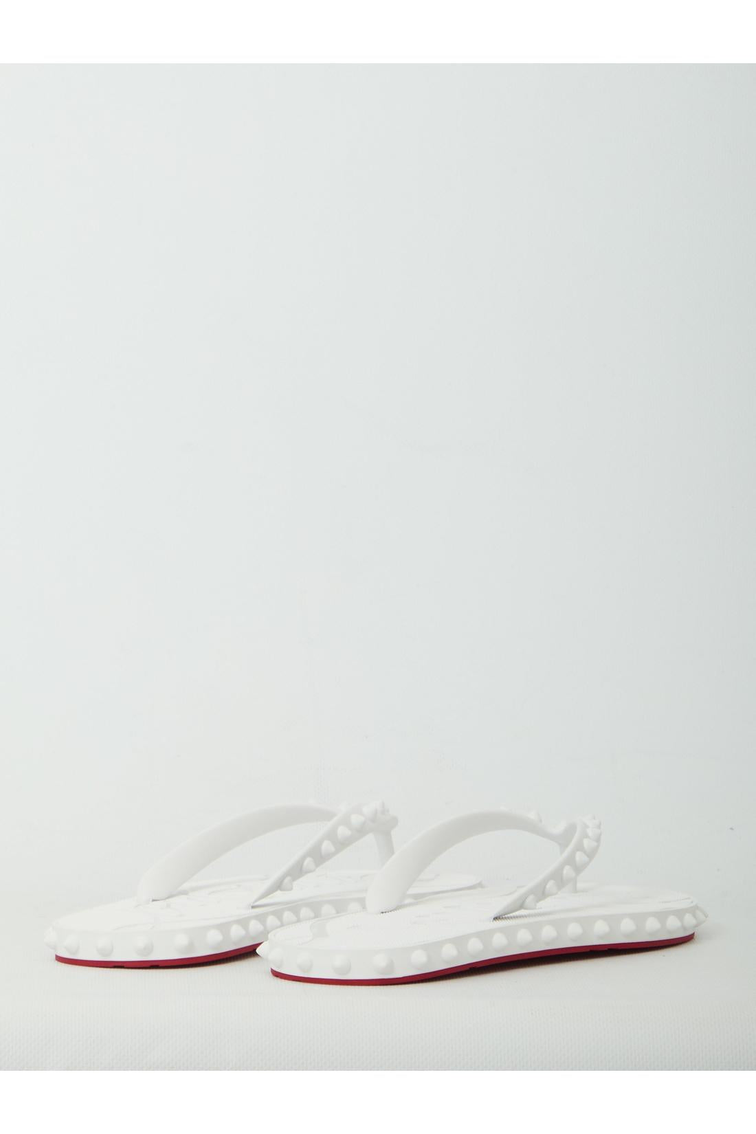 Christian Louboutin-OUTLET-SALE-Super Loubi Flip slide sandals-ARCHIVIST