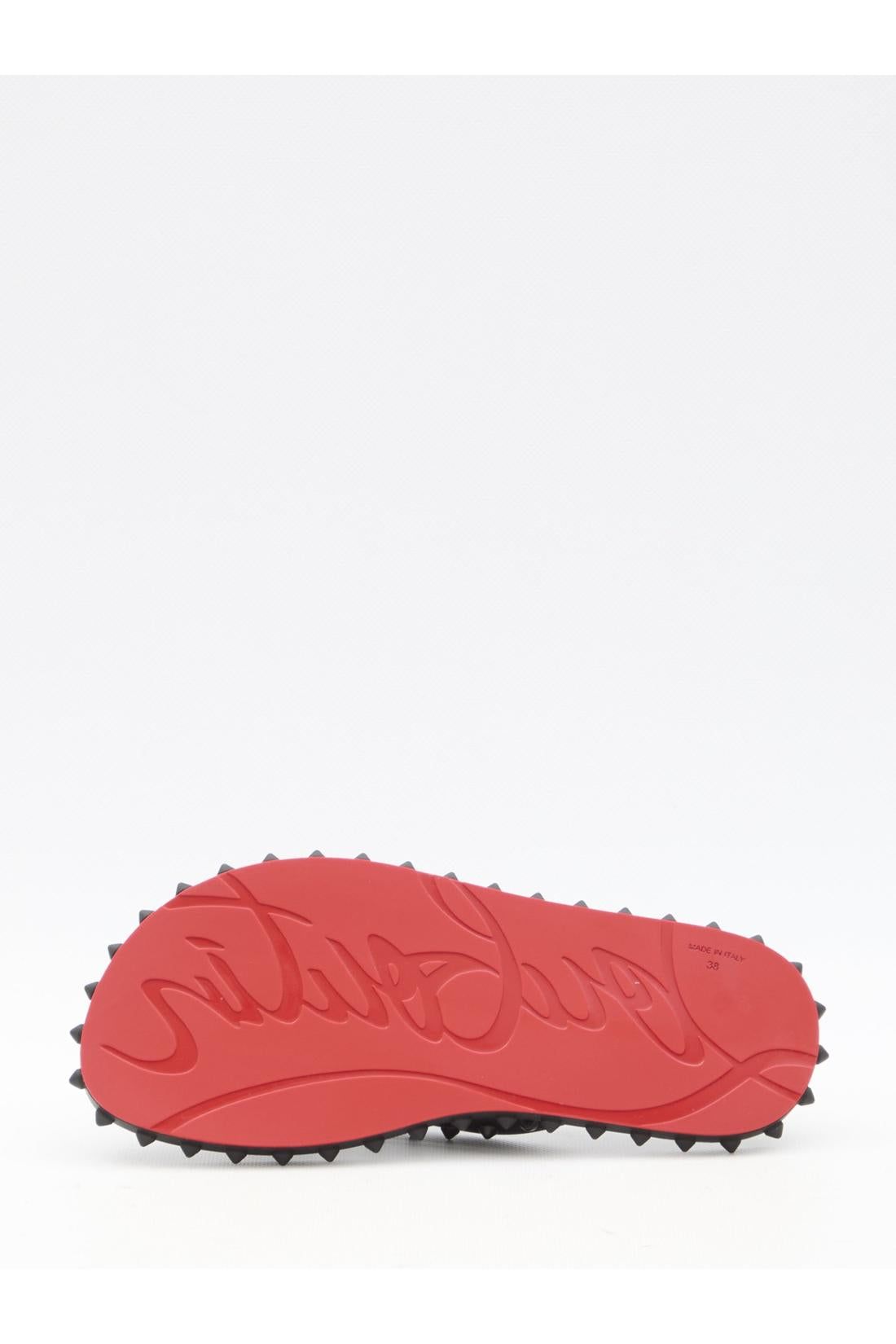 Christian Louboutin-OUTLET-SALE-Super Loubi Flip slide sandals-ARCHIVIST