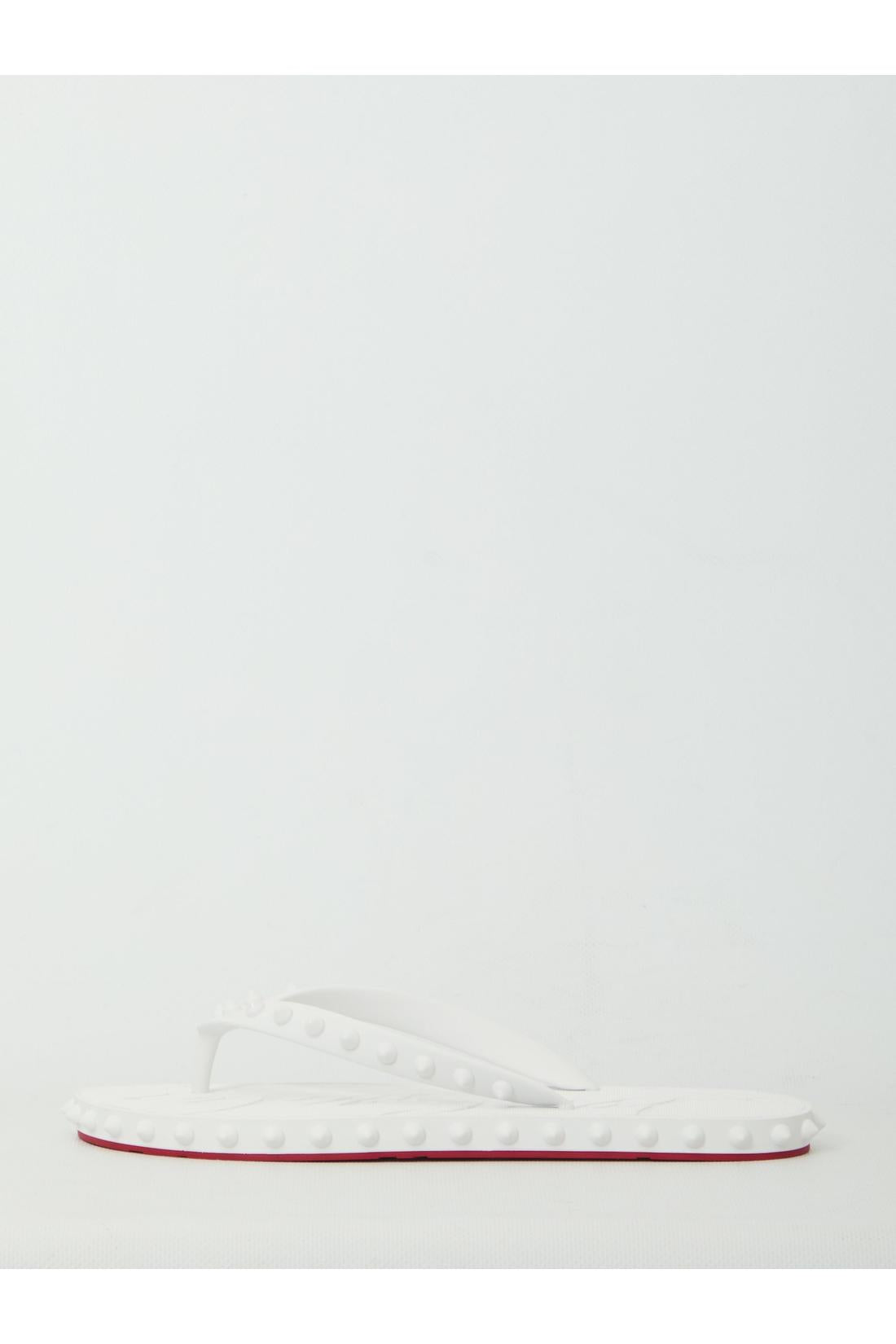 Christian Louboutin-OUTLET-SALE-Super Loubi Flip slide sandals-ARCHIVIST