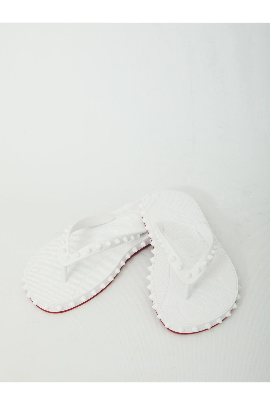 Christian Louboutin-OUTLET-SALE-Super Loubi Flip slide sandals-ARCHIVIST