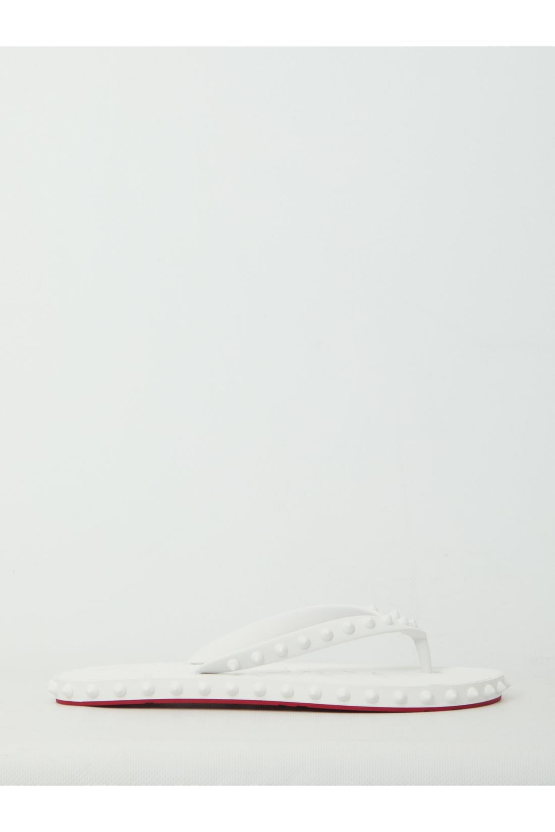 Christian Louboutin-OUTLET-SALE-Super Loubi Flip slide sandals-ARCHIVIST