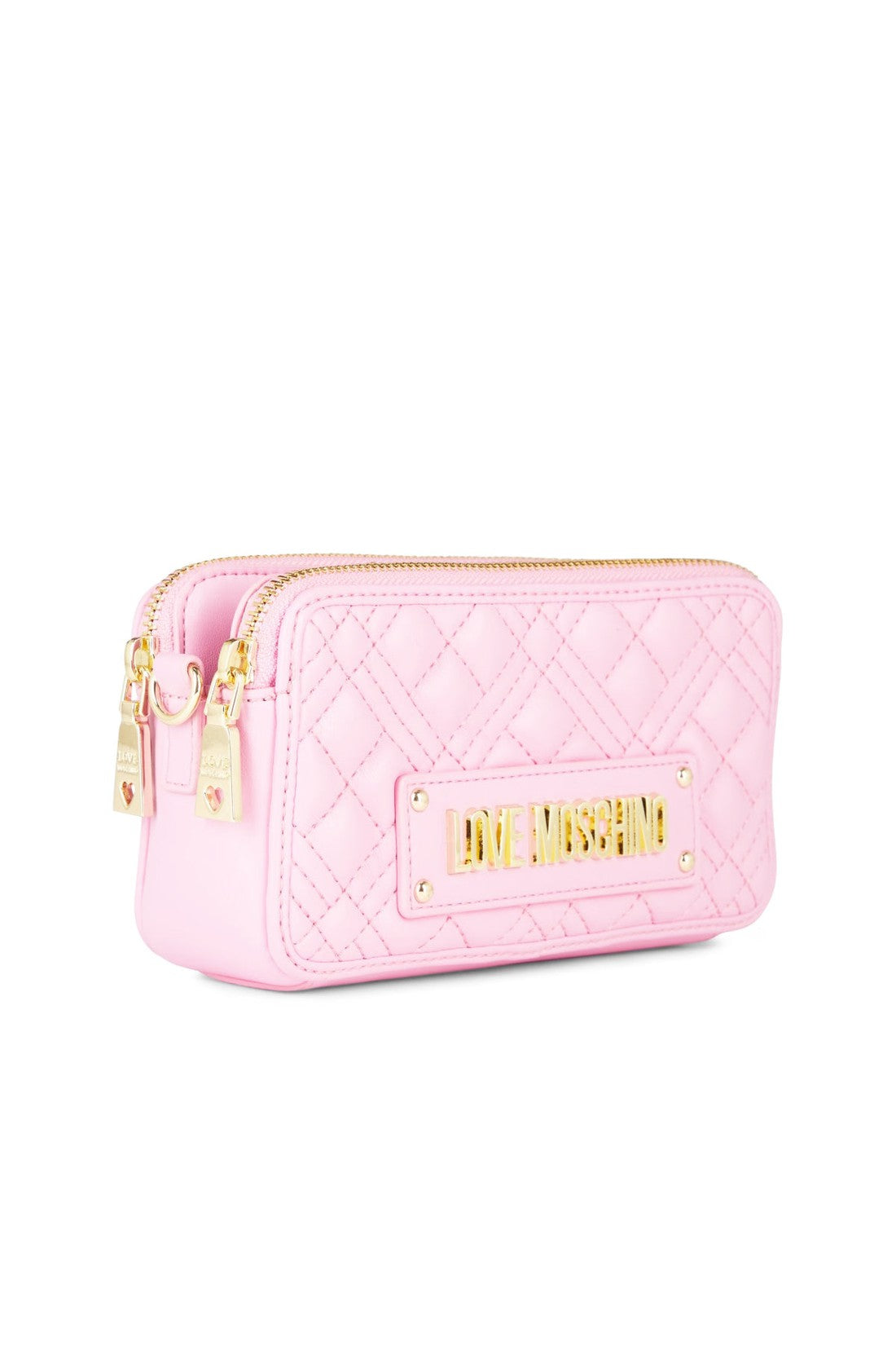 Moschino-OUTLET-SALE-Super Quilted Logo Crossbody Bag-ARCHIVIST