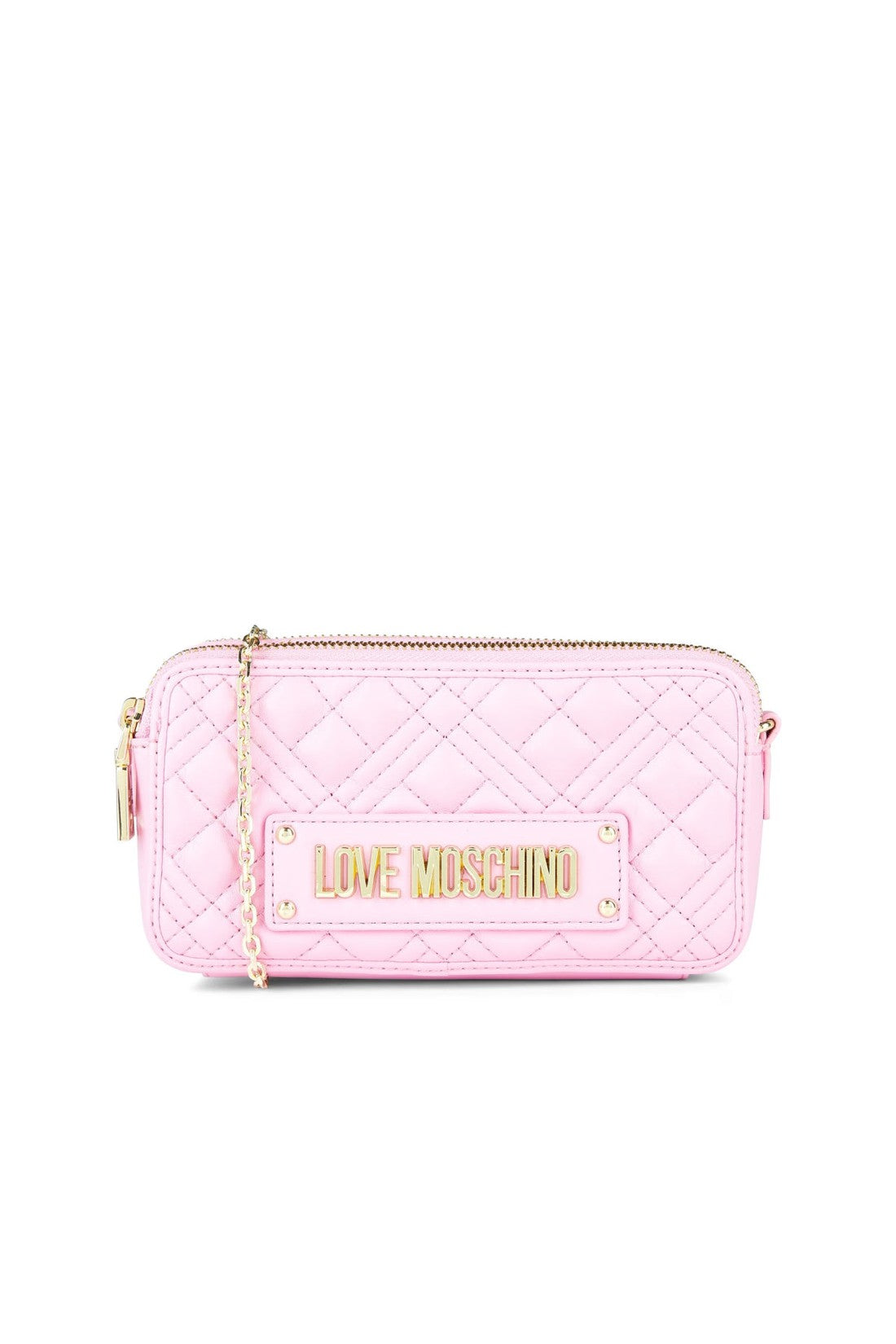 Moschino-OUTLET-SALE-Super Quilted Logo Crossbody Bag-ARCHIVIST