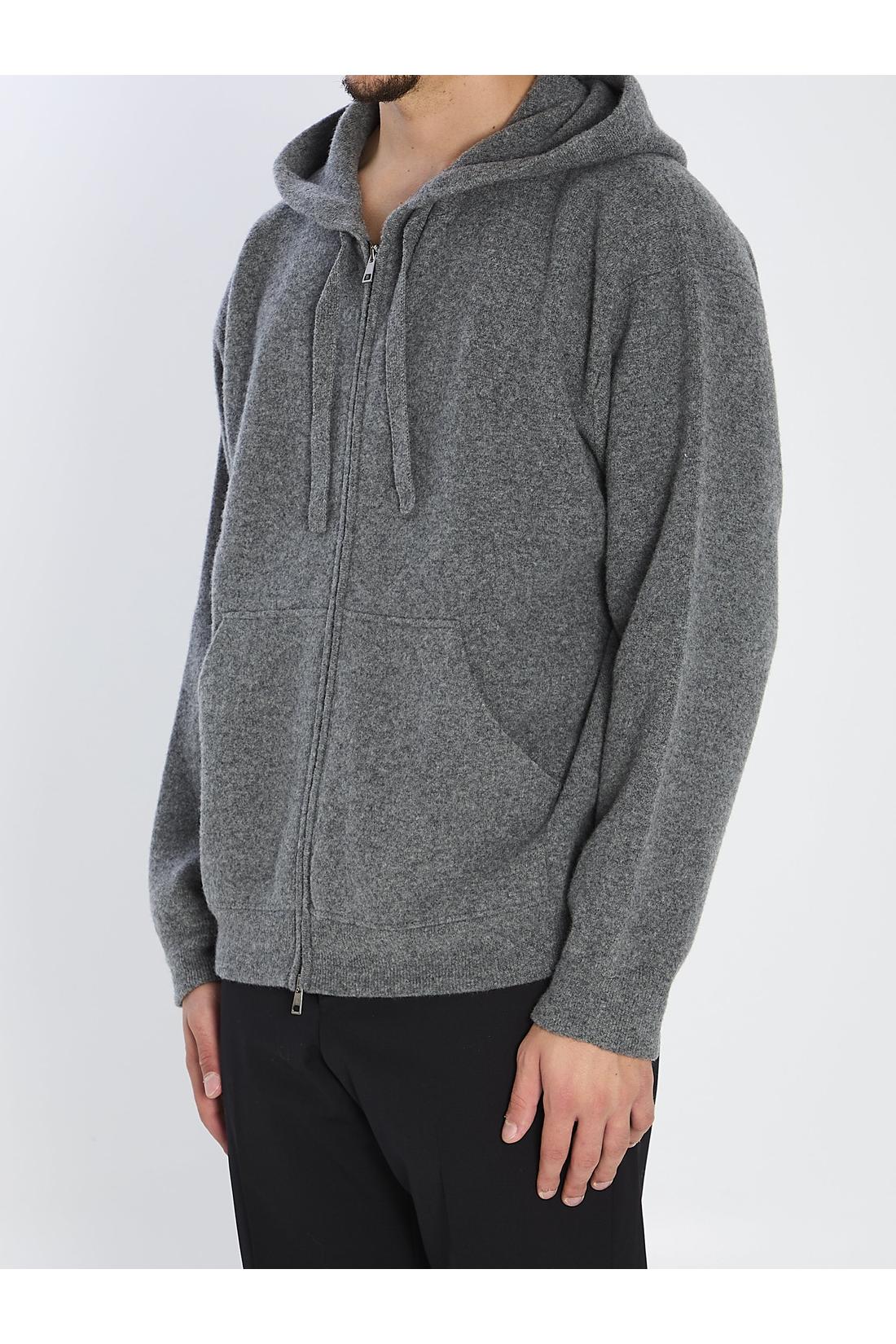Roberto Collina-OUTLET-SALE-Super-fine wool hoodie-ARCHIVIST
