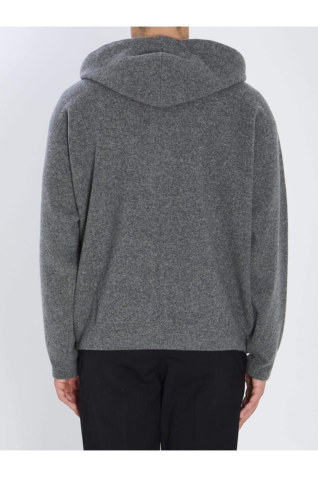 Roberto Collina-OUTLET-SALE-Super-fine wool hoodie-ARCHIVIST
