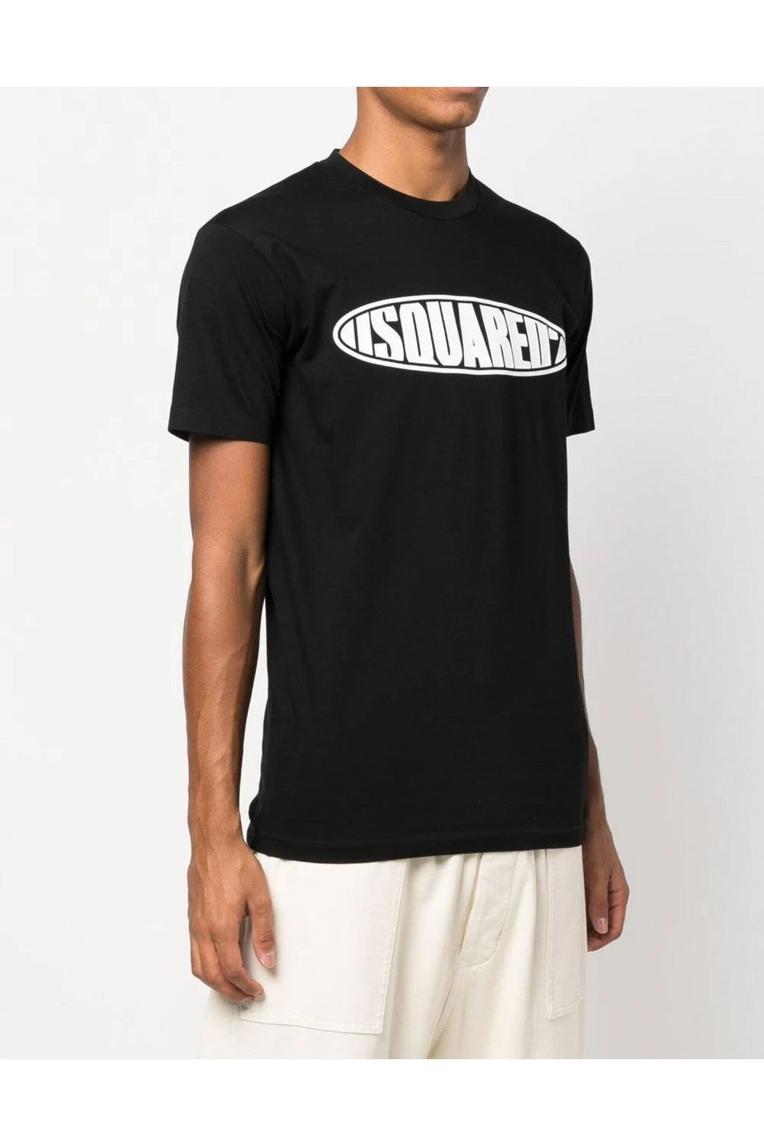 Dsquared2-OUTLET-SALE-Surf Board Logo T-Shirt-ARCHIVIST