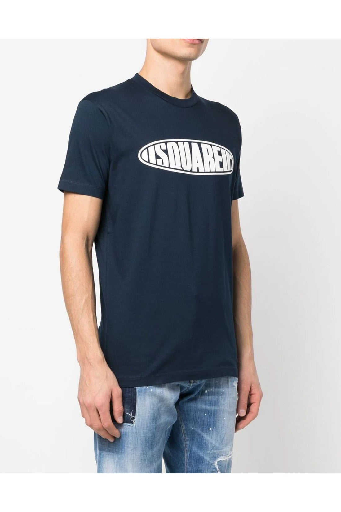 Dsquared2-OUTLET-SALE-Surf Board Logo T-Shirt-ARCHIVIST