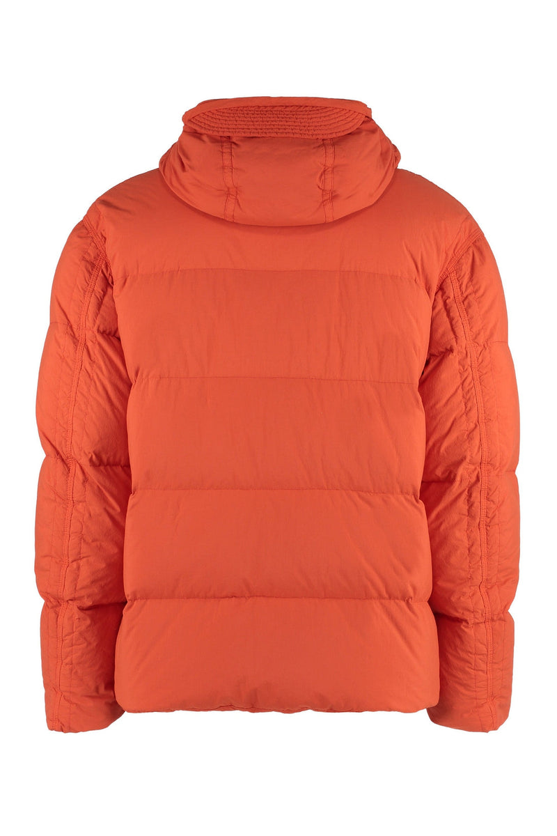 Ten c-OUTLET-SALE-Survival hooded nylon down jacket-ARCHIVIST