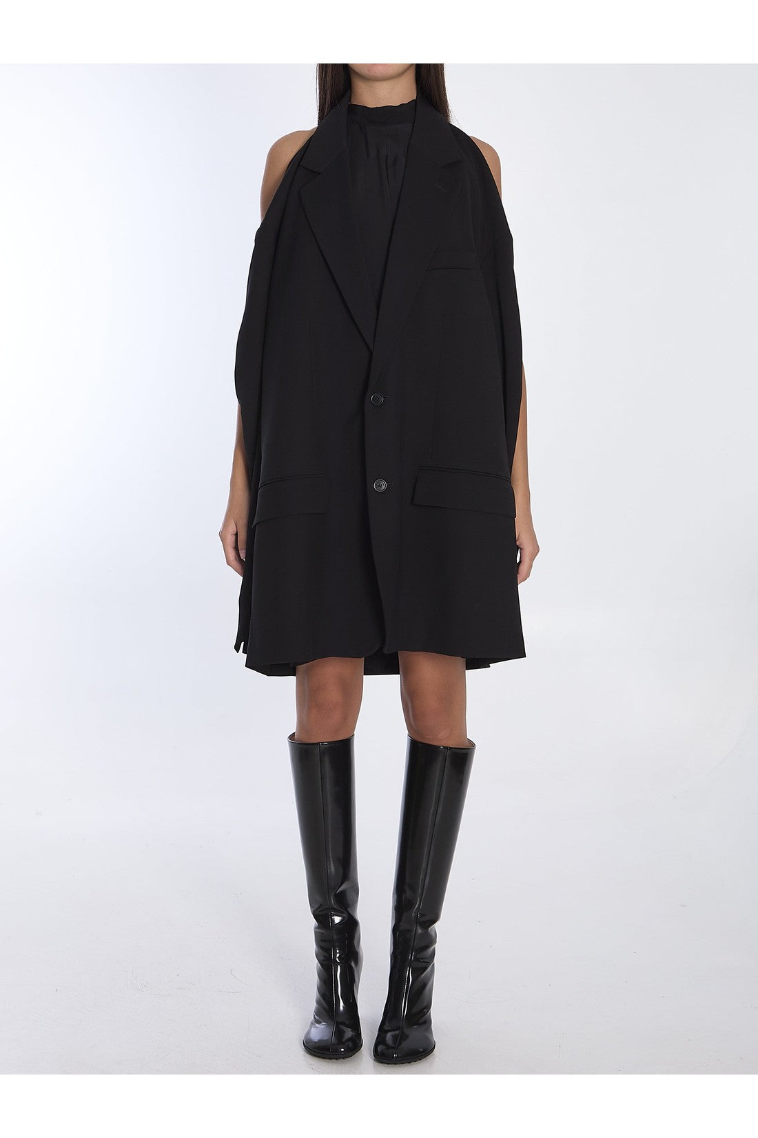 BALENCIAGA-OUTLET-SALE-Suspended jacket dress-ARCHIVIST