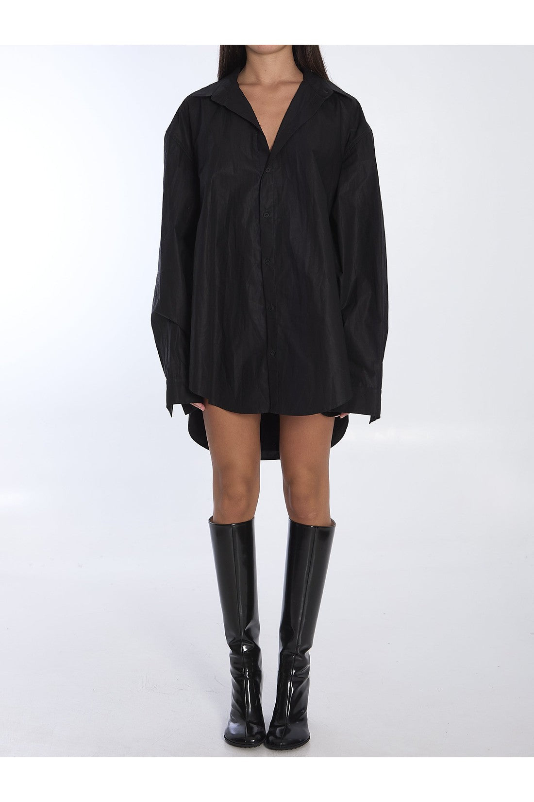 BALENCIAGA-OUTLET-SALE-Suspended shirt dress-ARCHIVIST