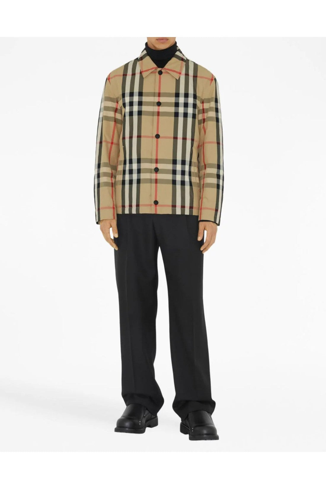 Burberry-OUTLET-SALE-Sussex Check Shirt Jacket-ARCHIVIST