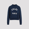 CHLOÉ-OUTLET-SALE-Sweater BLAU-ARCHIVIST