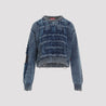 DIESEL-OUTLET-SALE-Sweater BLAU-ARCHIVIST