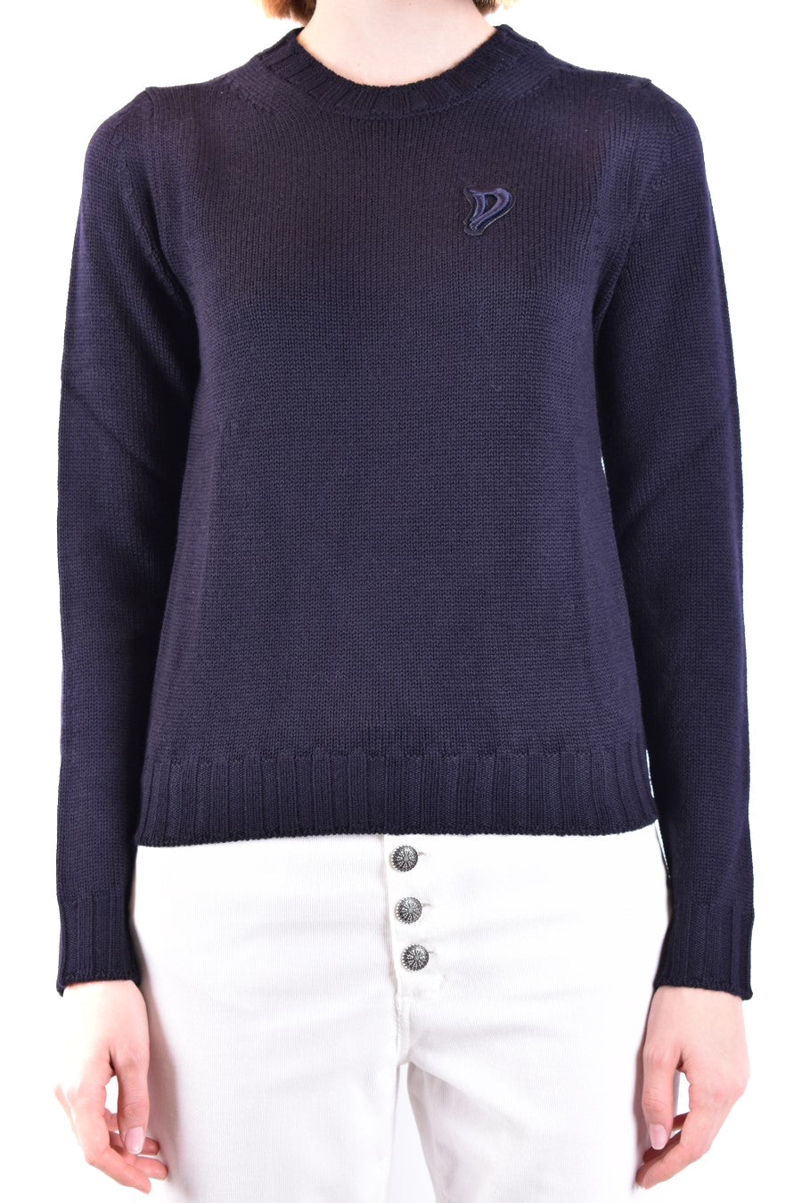 DONDUP-OUTLET-SALE-Sweater BLAU-ARCHIVIST