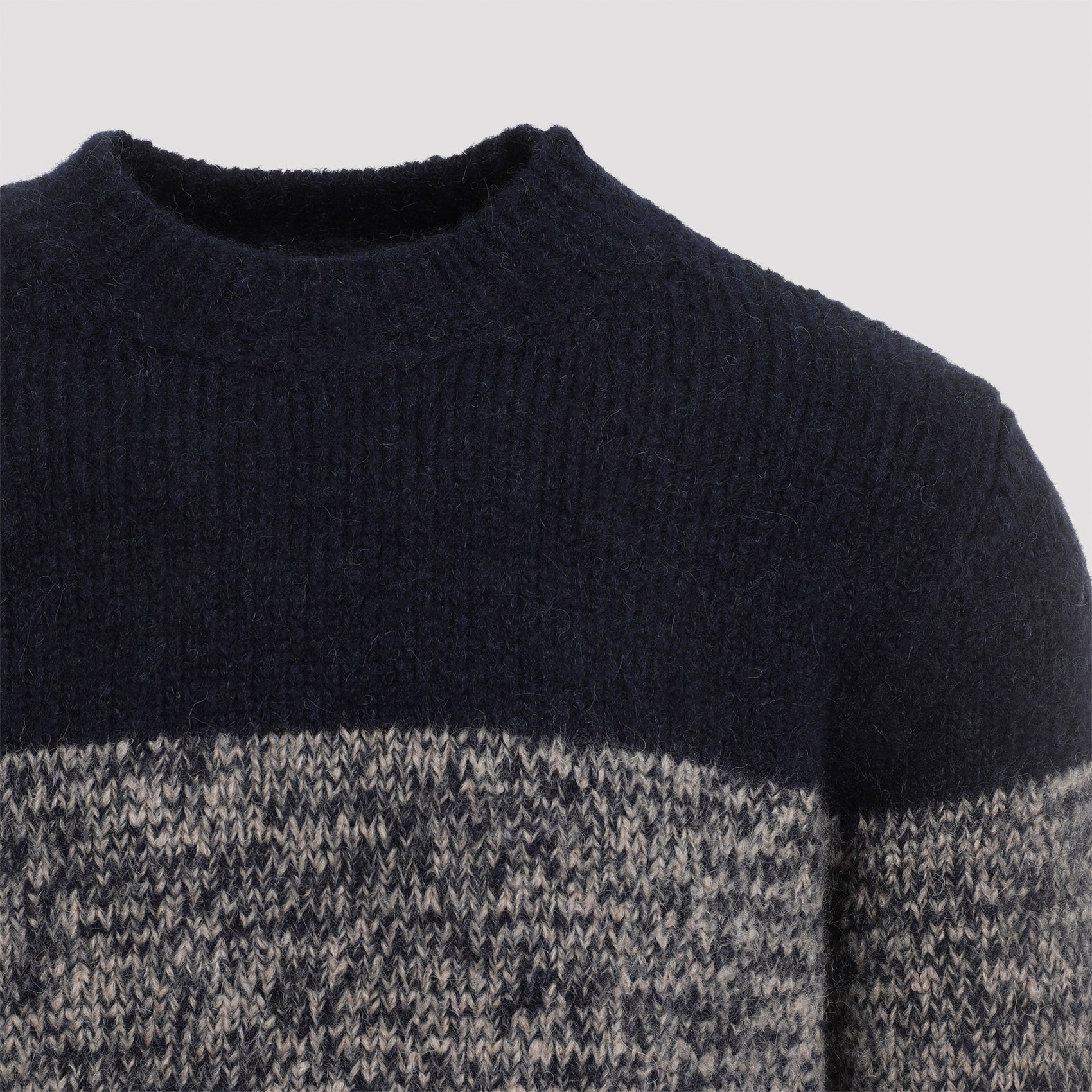 Dries Van Noten-OUTLET-SALE-Sweater BLAU-ARCHIVIST