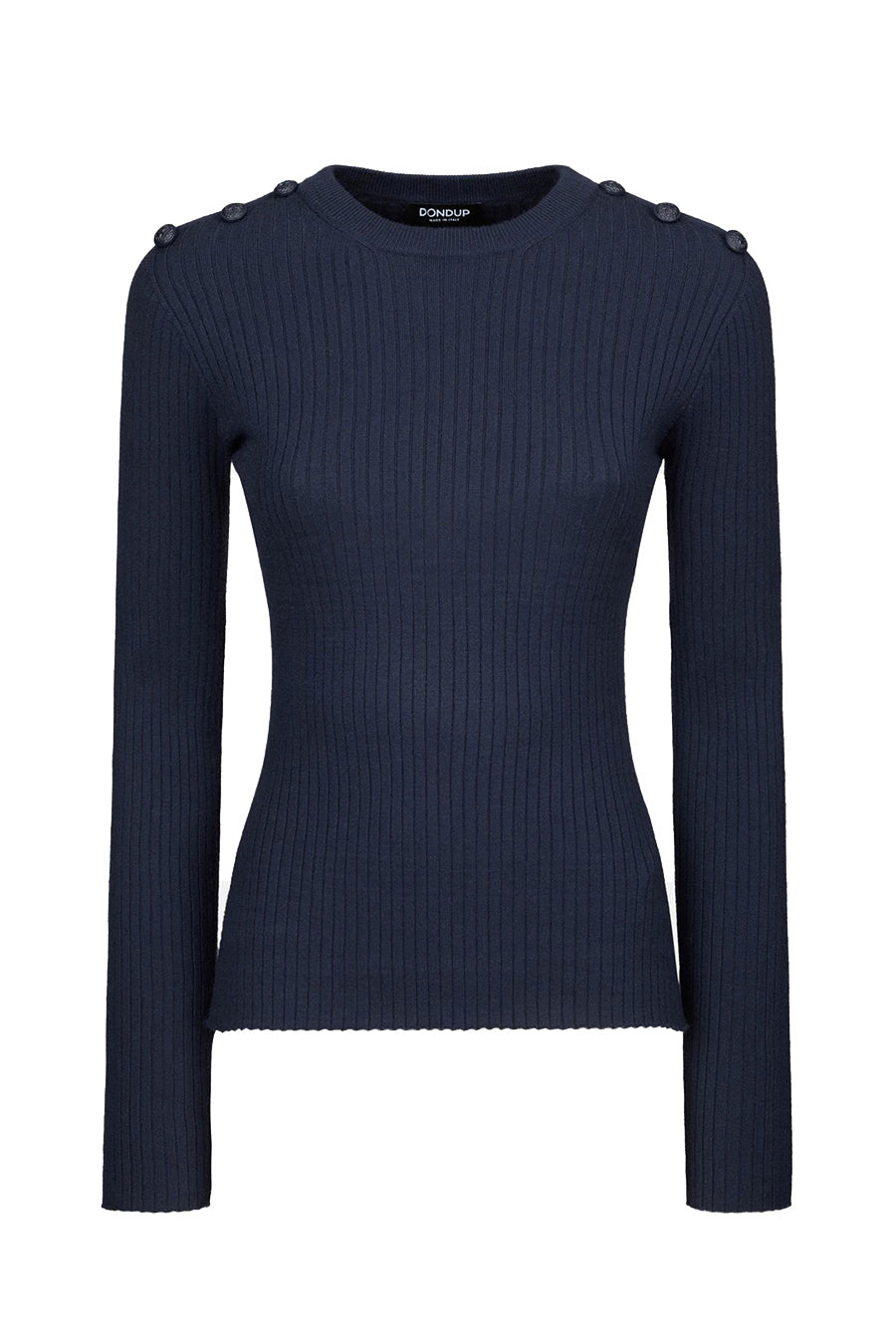 Dondup-OUTLET-SALE-Sweater BLAU-ARCHIVIST