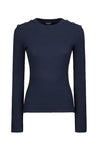 Dondup-OUTLET-SALE-Sweater BLAU-ARCHIVIST