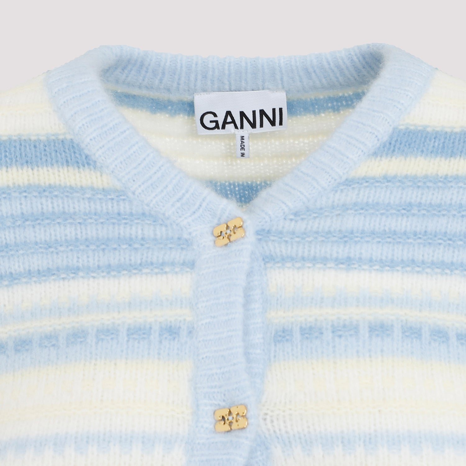 GANNI-OUTLET-SALE-Sweater BLAU-ARCHIVIST