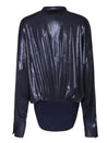 Norma Kamali-OUTLET-SALE-Sweater BLAU-ARCHIVIST